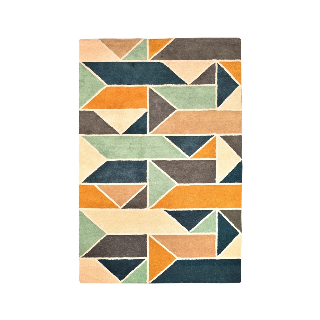 A-17 5X8 WOOL HANDTUFTED RUG