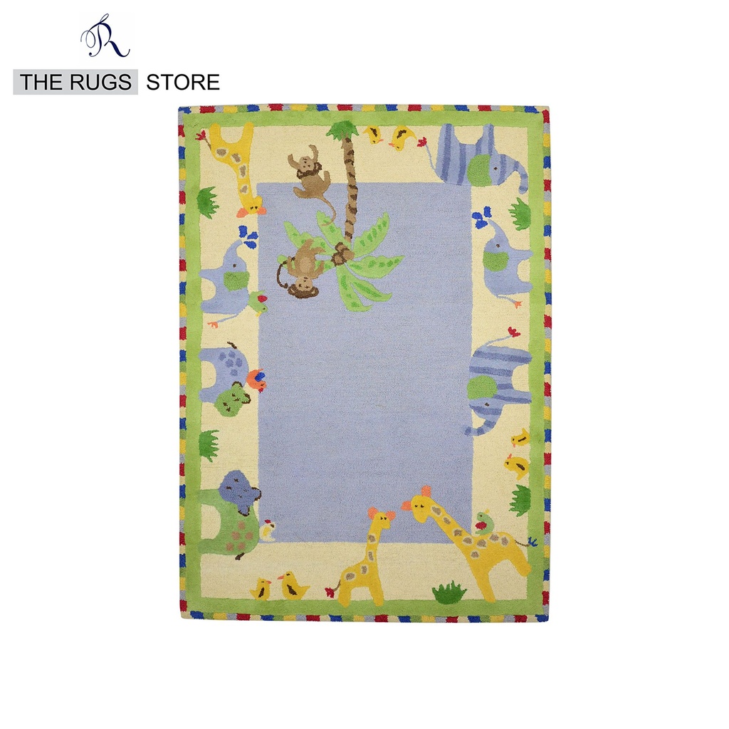 [TRS-3203 KD] COLORFUL KIDS PLAY HANDTUFTED 5X8 RUG