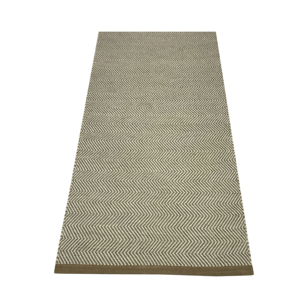 FLAT WEAVE BROWN RUNNER 80X200 CM