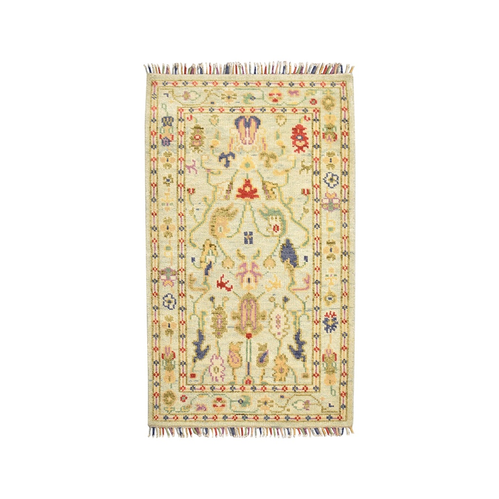 OUSHAK 3X5 HANDKNOTTED RUG
