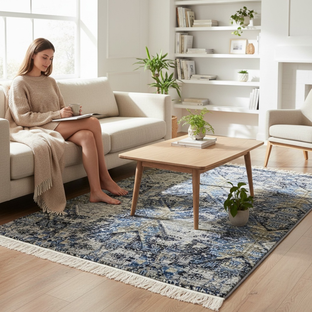 TRO-166 Hand Knotted Rug U-213 OM-01 MULTY/MULTY 4.0X5.9