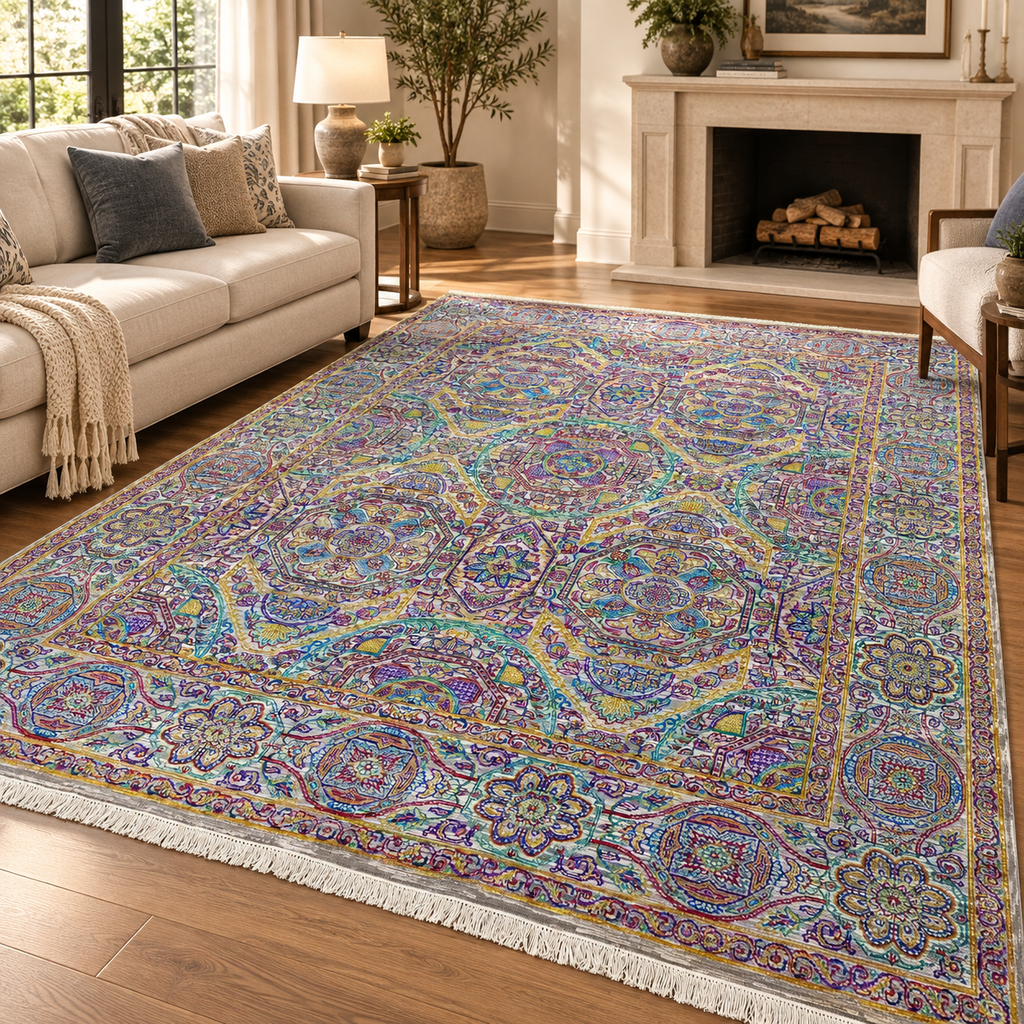 TRO-197 Hand Knotted Rug XX-724 SF-37 MULTY/MULTY 8X10