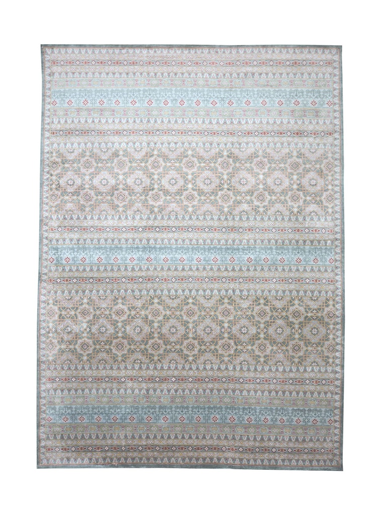 [TRO-209] TRO-209 Hand Knotted Rug Z-201 DAA-01 MULTY/MULTY 8.10X12.0