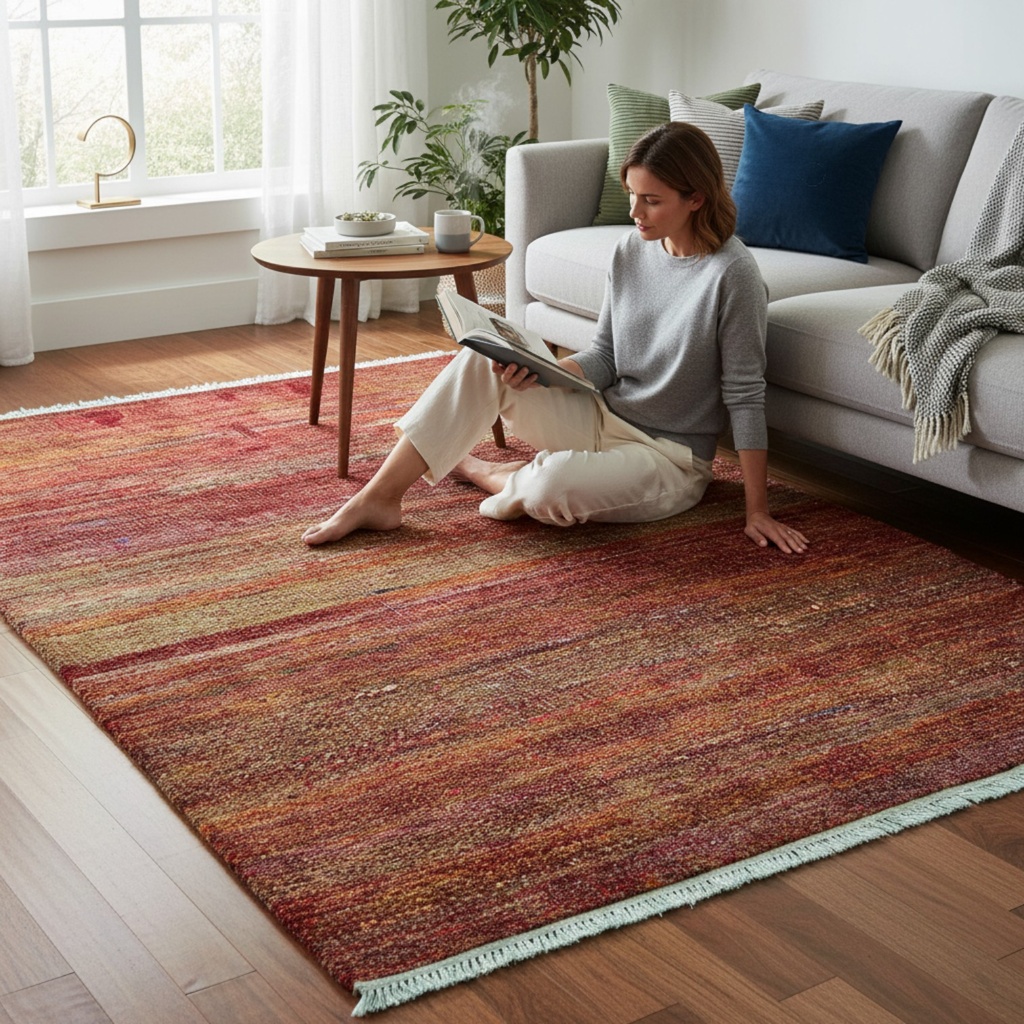 TRO-214 Hand Knotted Rug Z-318 A IVORY/BRN 4X6