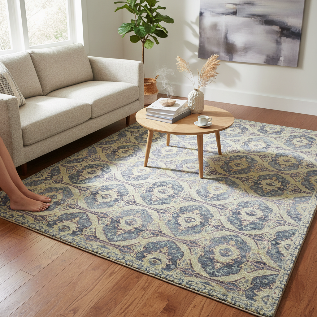 [TRO-223] TRO-223 Hand Knotted Rug Z-611 EK-48 CH.BLK/CH.BLK 7.10X10.0