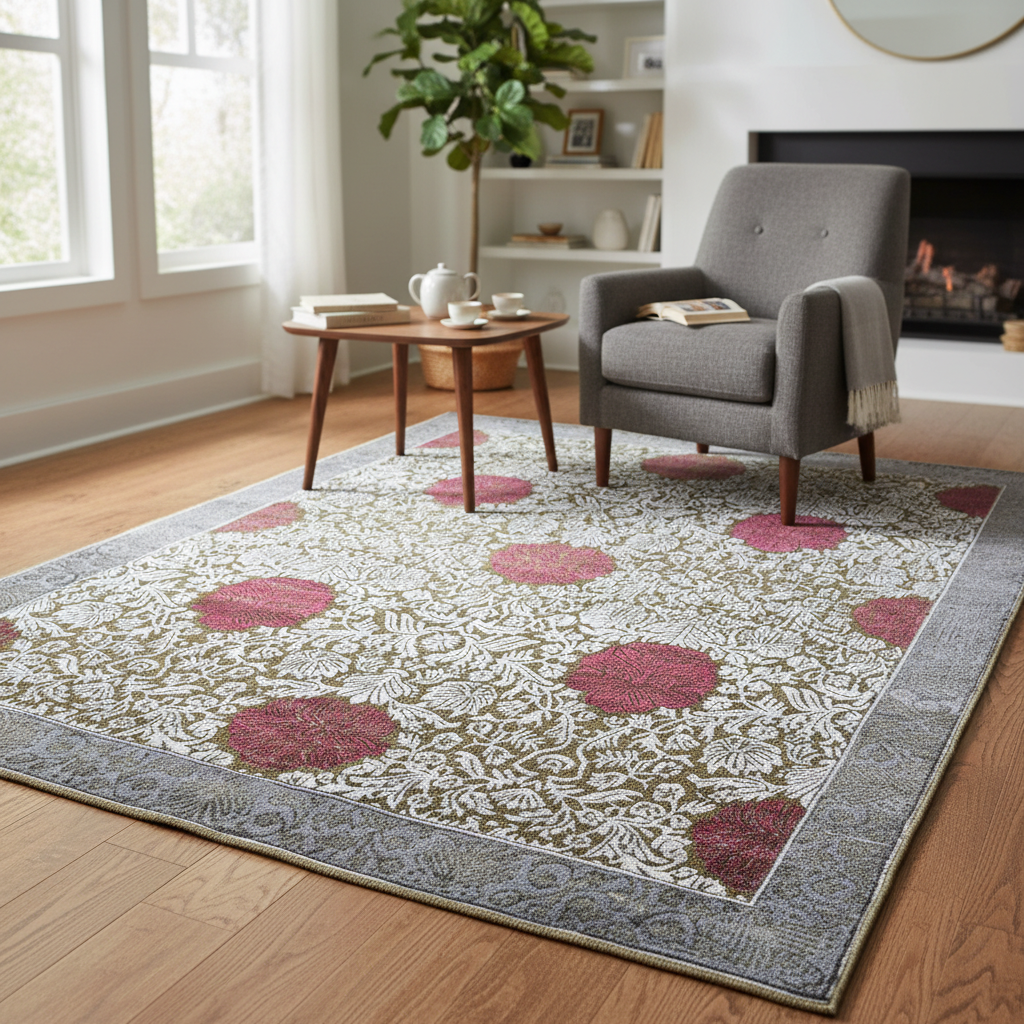 TRO-232 Hand Knotted Rug ZZ-75 EK-06 BRN/IVORY 8X10