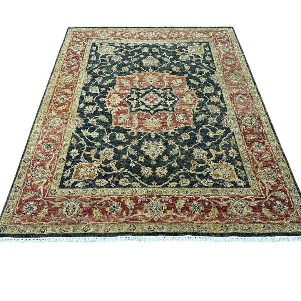 TRO-257 Hand Knotted HS-105 L.CAMEL/BROWN 8X10