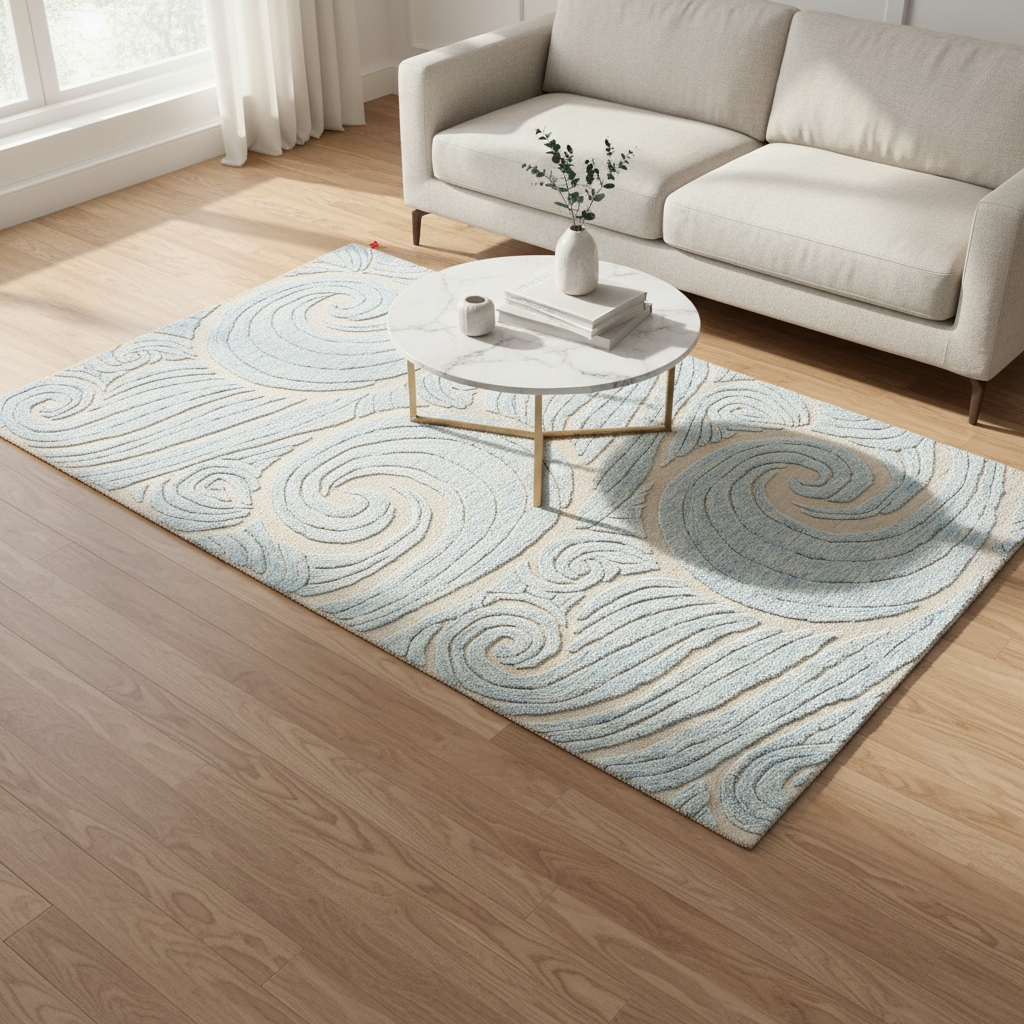 TRS-3243 5.2X8.1 HANDTUFTED RUG