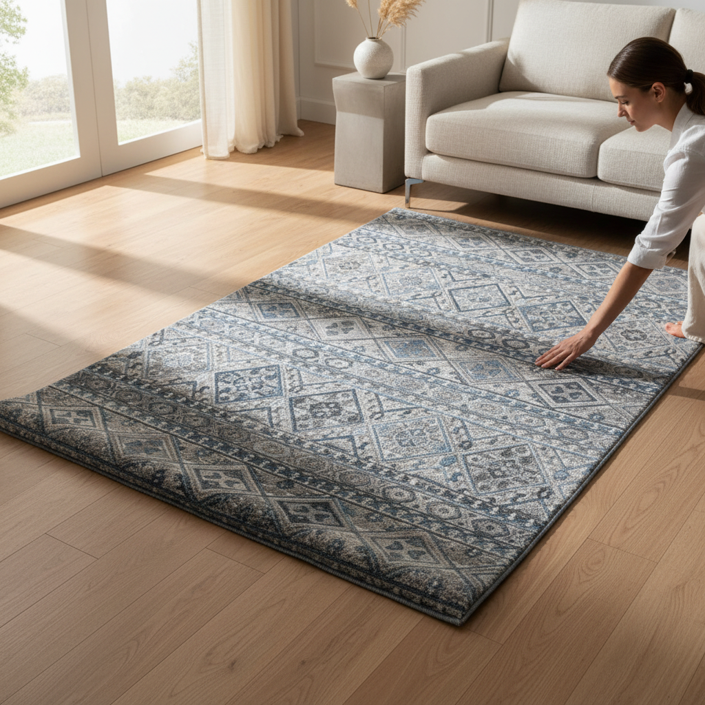 TRS-3255 5x7.11 HANDTUFTED RUG