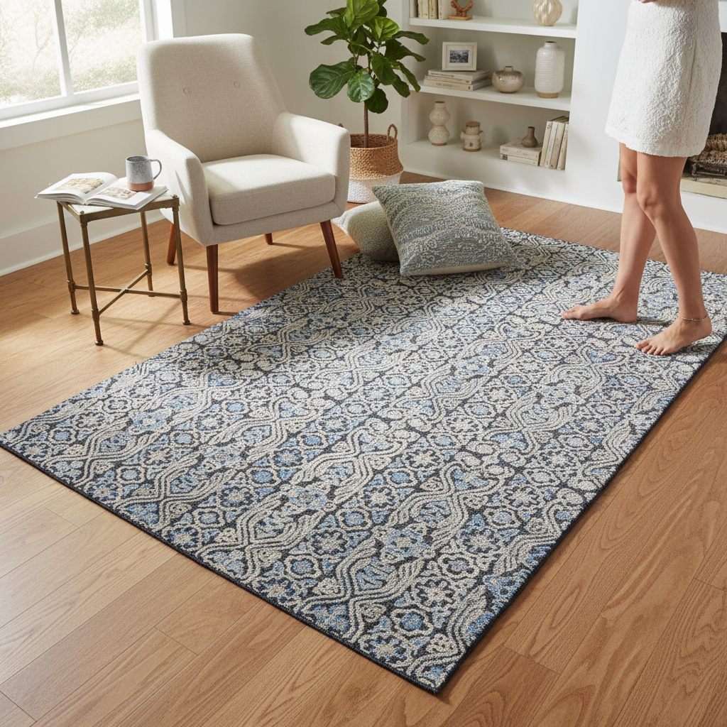 TRS-3256 5.1x7.10 HANDTUFTED RUG