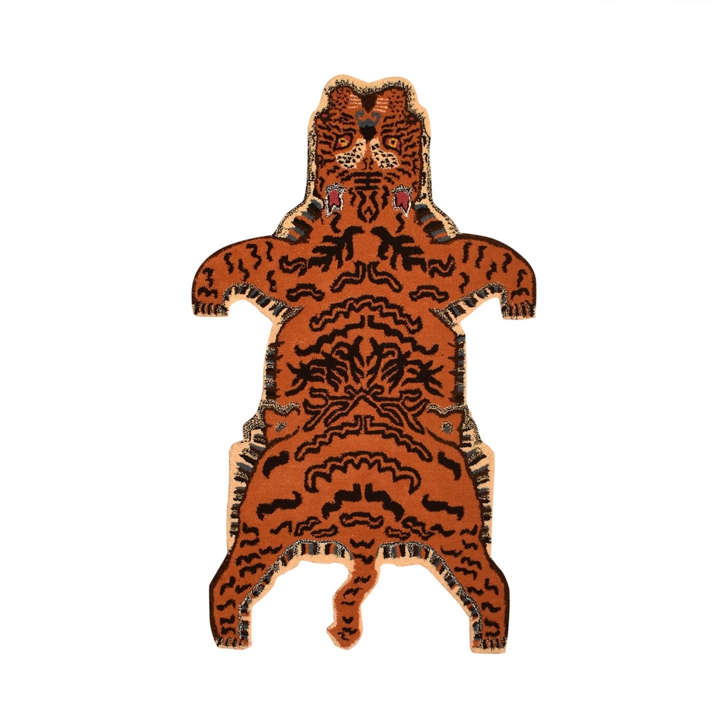 VINTAGE TIGER RUG 3X5 FEET
