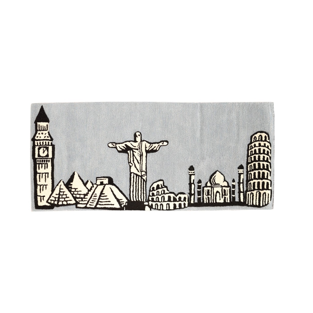 ABK-04 MONUMENTS 3X7 HAND TUFTED RUG