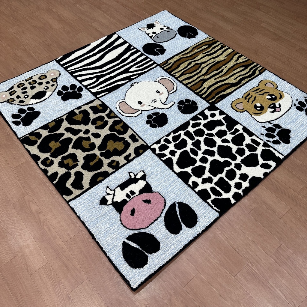 [TRM-0548] Kids Wool ABK-05 Hand Tufted Rug
