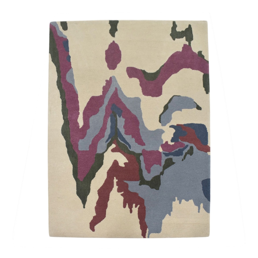 HAND TUFTED DYG-04 5X7 WOOL FEET RUG