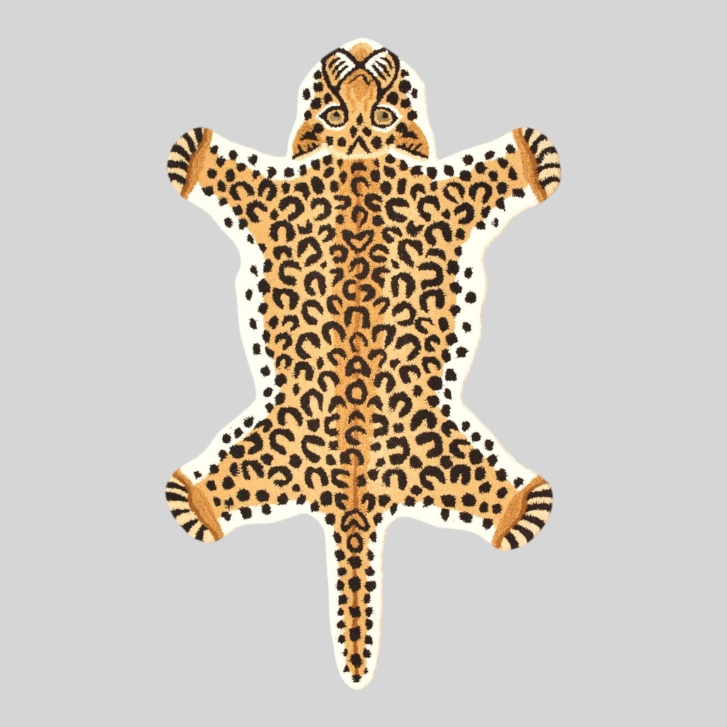 LEOPARD WOOL HANDTUFTED RUG