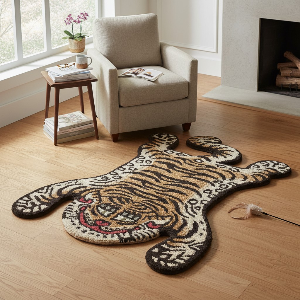 TIBETAN TIGER 2 HANDTUFTED RUG